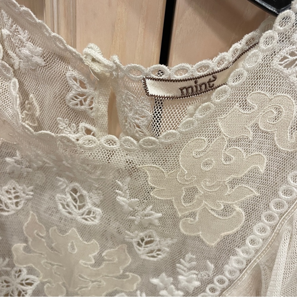 Mint Lace Blouse - image 4